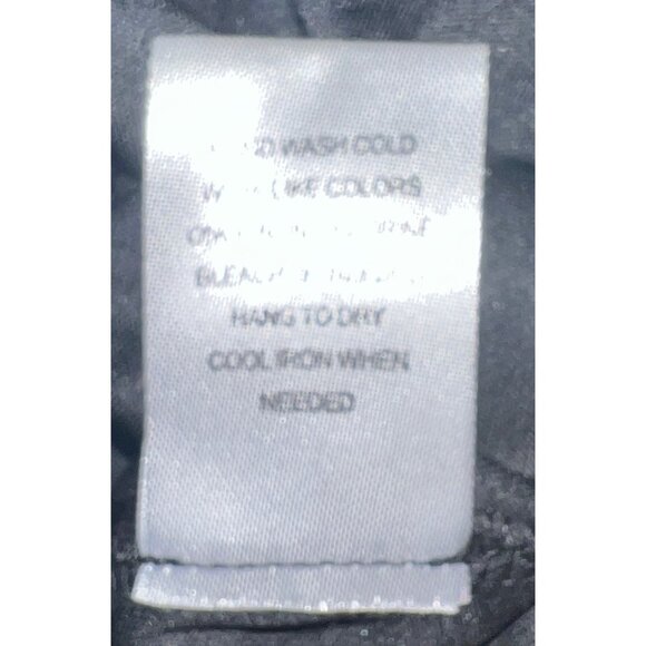 Daniel Rainn Sheer Black Floral Blouse With V Neck Long Sleeves Medium - Picture 5 of 5